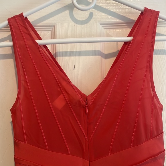 Zac Posen Silk Salmon Dress size 2 - Picture 7 of 10